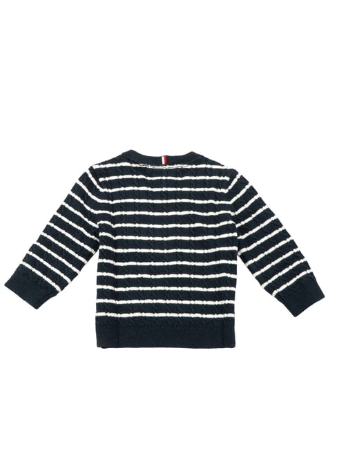 TH Sweter z okrągłym dekoltem pasek marynarski - Swetry dziecięce