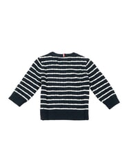 TOMMY HILFIGER TH Sweter z okrągłym dekoltem pasek marynarski - Swetry dziecięce - 3
