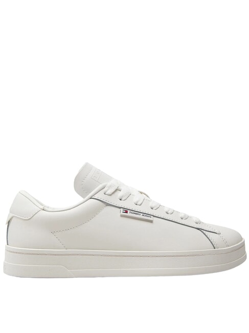 TJ LOW CUPSOLE LOW Sk&oacute;rzane trampki ecru - Buty męskie