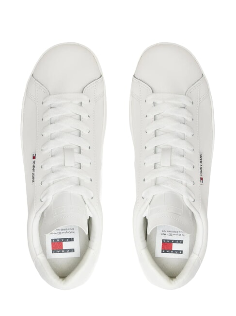 TJ LOW CUPSOLE LOW Sk&oacute;rzane trampki ecru - Buty męskie