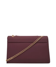 LOVE MOSCHINO BOLD LOVE Torba na ramię z łańcuszkiem wino - Torby damskie - 3
