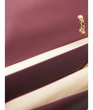 LOVE MOSCHINO BOLD LOVE Torba na ramię z łańcuszkiem wino - Torby damskie - 6