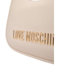 LOVE MOSCHINO BOLD LOVE  Torba na ramię kość słoniowa - Torby damskie - 6