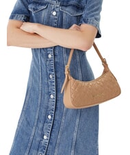 LOVE MOSCHINO QUILTED Torba na ramię beżowy - Torby damskie - 2