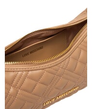LOVE MOSCHINO QUILTED Torba na ramię beżowy - Torby damskie - 5