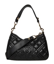 LOVE MOSCHINO QUILTED Torba na ramię z paskiem na ramię Czarny - Torby damskie - 4