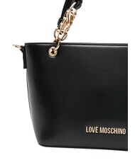 LOVE MOSCHINO JEWEL Torebka z paskiem na ramię Czarny - Torby damskie - 4