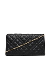 LOVE MOSCHINO SMART DAILY Kopert&oacute;wka z łańcuszkiem Czarny - Torby damskie - 4