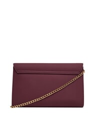 LOVE MOSCHINO SMART DAILY Kopert&oacute;wka z łańcuszkiem wino - Torby damskie - 4