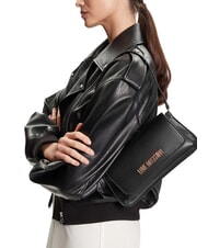 LOVE MOSCHINO SMART DAILY Torba na ramię Czarny - Torby damskie - 2