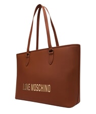 LOVE MOSCHINO BOLD LOVE Torba na zakupy, torba na ramię kasztan - Torby damskie - 3