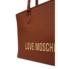 LOVE MOSCHINO BOLD LOVE Torba na zakupy, torba na ramię kasztan - Torby damskie - 5