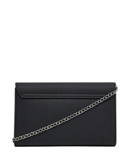 LOVE MOSCHINO SMART DAILY Kopert&oacute;wka z łańcuszkiem Czarny/Czarny - Torby damskie - 4