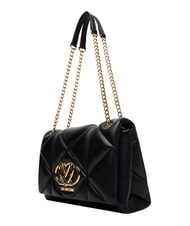LOVE MOSCHINO EMBOSSED Torba na ramię / torba na ramię Czarny - Torby damskie - 6