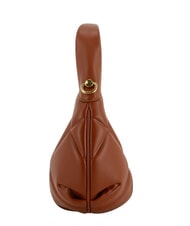 LOVE MOSCHINO EMBOSSED Torebka z paskiem na ramię kasztan - Torby damskie - 3