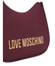 LOVE MOSCHINO BOLD LOVE Torba na ramię wino - Torby damskie - 5