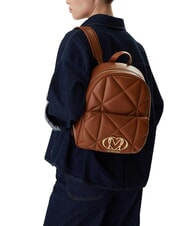 LOVE MOSCHINO EMBOSSED Plecak z kieszenią przednią - Torby damskie