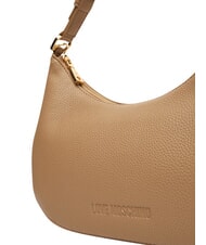 LOVE MOSCHINO GIANT Mała torba na ramię beżowy - Torby damskie - 5