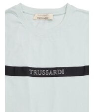 TRUSSARDI DIGITAL LEVRIERO Koszulka bawełniana z kr&oacute;tkim rękawem lazur - Koszulki męskie - 2