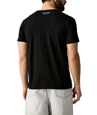 TRUSSARDI BASIC Koszulka bawełniana z kr&oacute;tkim rękawem czarny - Koszulki męskie - 2