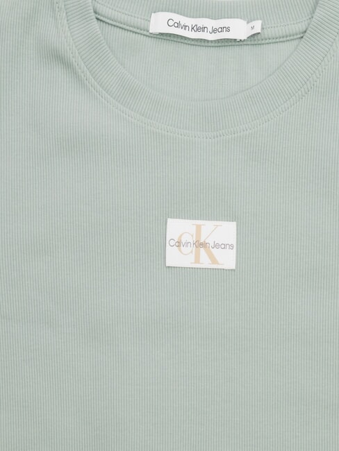 WOVEN LABEL Koszulka bawełniana z kr&oacute;tkim rękawem szary - Koszulki i topy damskie