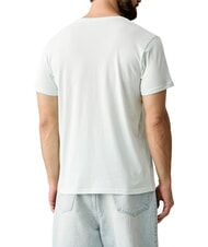 TRUSSARDI BASIC Koszulka bawełniana z kr&oacute;tkim rękawem lazur - Koszulki męskie - 2
