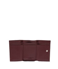 GIANNI CHIARINI WALLETS GRAIN Mały portfel ze sk&oacute;ry młotkowanej antyczny rubin - Portfele damskie - 3