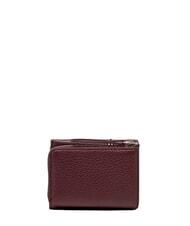 GIANNI CHIARINI WALLETS GRAIN Mały portfel ze sk&oacute;ry młotkowanej antyczny rubin - Portfele damskie - 4