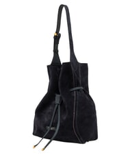GIANNI CHIARINI SIENNA Sk&oacute;rzana torba wiaderkowa, torba na ramię noc - Torby damskie - 3