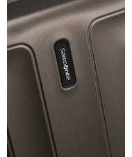 SAMSONITE LIN'AIR W&oacute;zek średni, rozszerzalny matowy brąz - W&oacute;zki twarde - 10