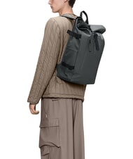 RAINS ROLLTOP RUCKSACK Plecak ciemnoszary - Plecaki szkolne i rekreacyjne - 2