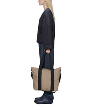 RAINS TOTE BAG MINI Torba wodoodporna beżowy - Torby damskie - 2