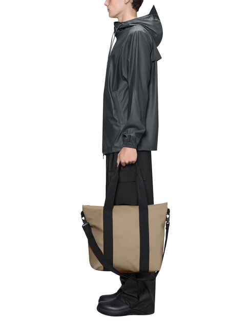 TOTE BAG MINI Torba wodoodporna beżowy - Torby damskie