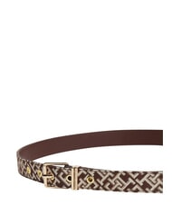 TOMMY HILFIGER TH SQUARE Pasek klasyczny khaki - Paski - 2