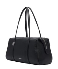 CALVIN KLEIN EMBLEM HW Torba na ramię na czarno - Torby damskie - 5