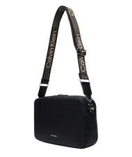CALVIN KLEIN WEBBING Torba na ramię z paskiem na ramię na czarno - Torby damskie - 6