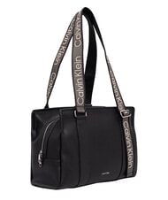 CALVIN KLEIN WEBBING Torba na ramię na czarno - Torby damskie - 2
