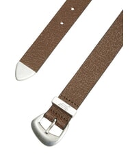 TOMMY HILFIGER TJW SEASONAL COOL Pasek sk&oacute;rzany ciemny khaki g&oacute;rski - Paski - 2