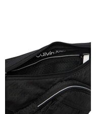 CALVIN KLEIN EMBLEM AOP Torba na ramię na czarno - Torby na ramię męskie - 5