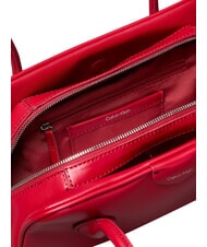CALVIN KLEIN EMBOSSED LOGO BUSINE Torba na ramię Wino Bordeaux - Torby damskie - 4