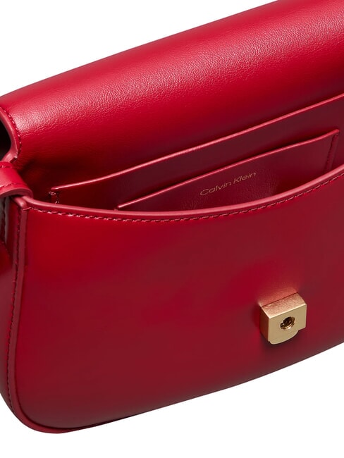 HARDWARE MONOGRAM Mała torba na ramię Wino Bordeaux - Torby damskie