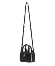 CALVIN KLEIN CONTRAST CK Mała torebka z paskiem na ramię na czarno - Torby damskie - 4