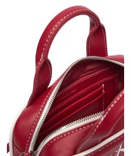 CALVIN KLEIN CONTRAST CK Mała torebka z paskiem na ramię Wino Bordeaux - Torby damskie - 6