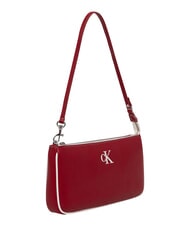 CALVIN KLEIN CONTRAST CK Torba na ramię Wino Bordeaux - Torby damskie - 2