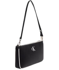 CALVIN KLEIN CONTRAST CK Torba na ramię na czarno - Torby damskie - 2