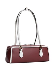 TOMMY HILFIGER TH GRACE Torba na ramię aksamitny bordowy - Torby damskie - 3