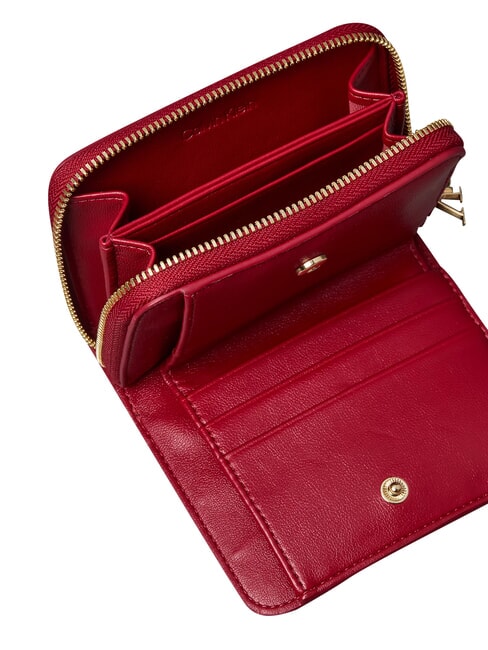 HARDWARE MONOGRAM Portfel sk&oacute;rzany Wino Bordeaux - Portfele damskie