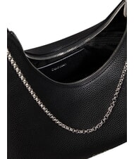 CALVIN KLEIN EMBLEM HW Torba na ramię na czarno - Torby damskie - 4