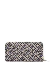 TOMMY HILFIGER TH ICON Portfel zapinany na suwak niebieski mono - Portfele damskie - 3