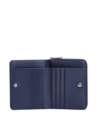 TOMMY HILFIGER TH ICON Mały portfel zapinany na zamek niebieski mono - Portfele damskie - 2
